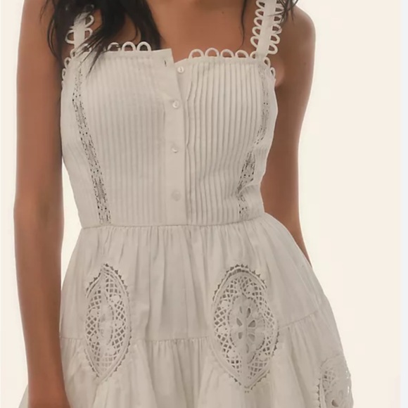 Anthropologie Dresses & Skirts - Anthropologie Adrianna Forever That Girl White Eyelet Romper